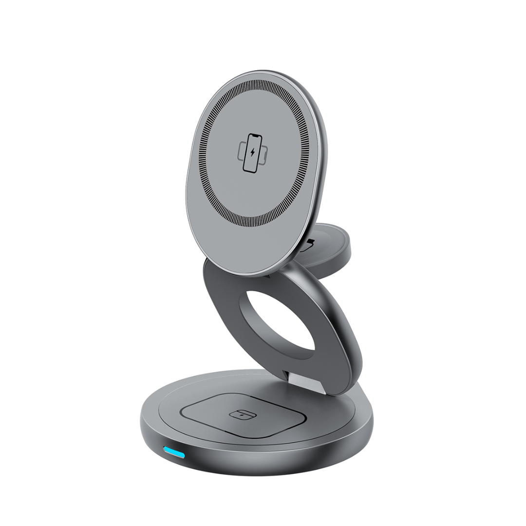 FlexCharge 3-i-1 magnetisk trådløs lader