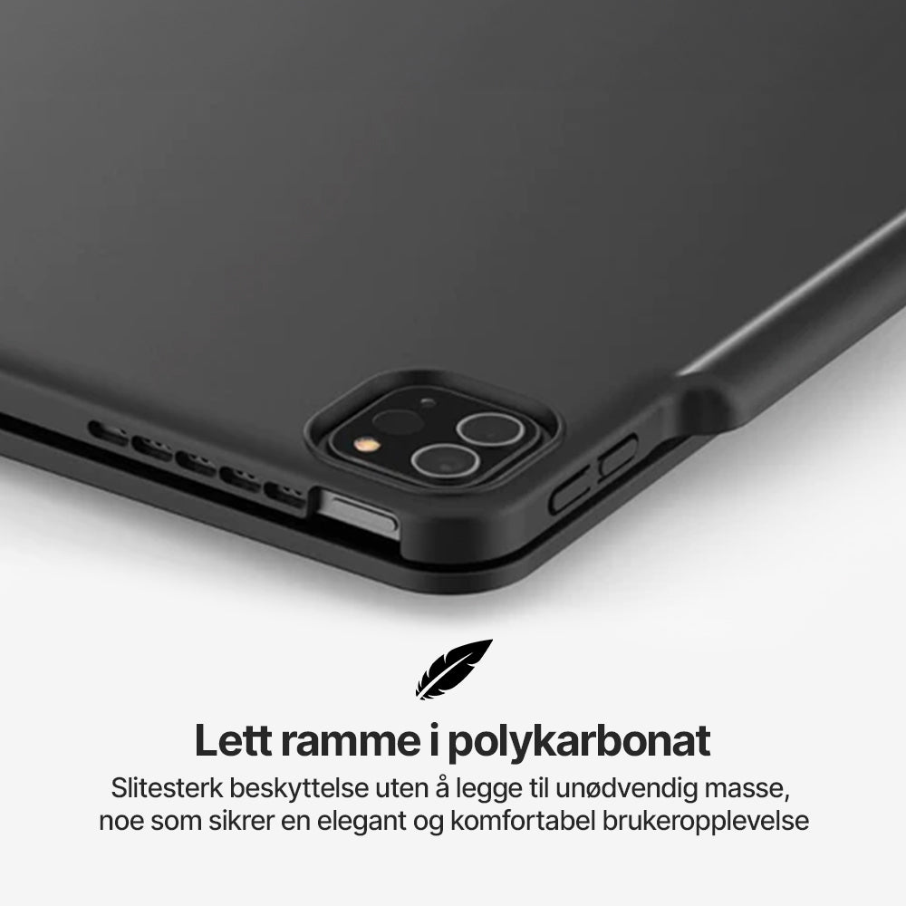 Rotate Pro trådløst tastaturetui for iPad