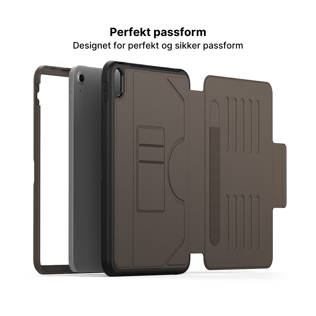 AirFlow Pro iPad-etui med justerbart kickstand og blyantholder