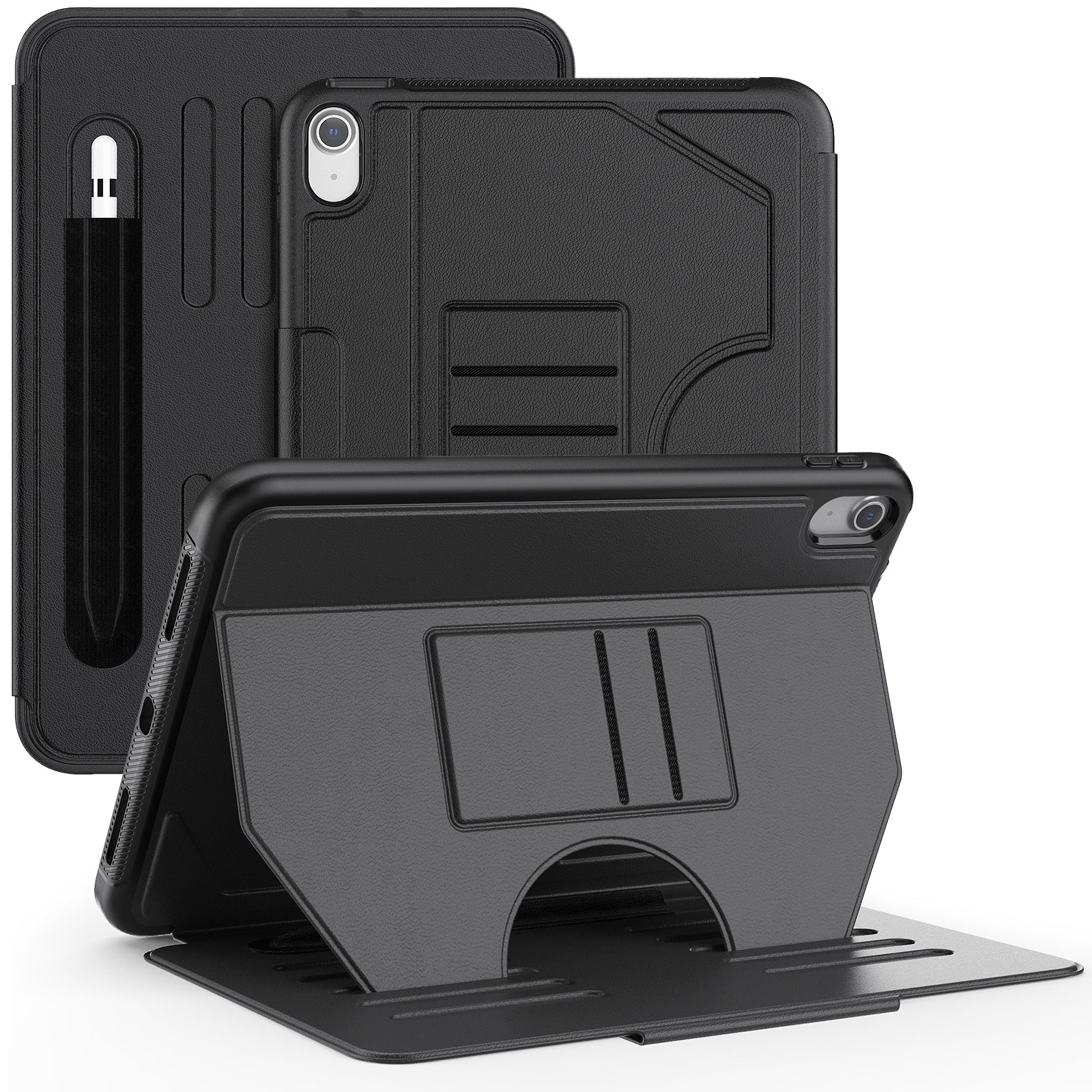 AirFlow Pro iPad-etui med justerbart kickstand og blyantholder