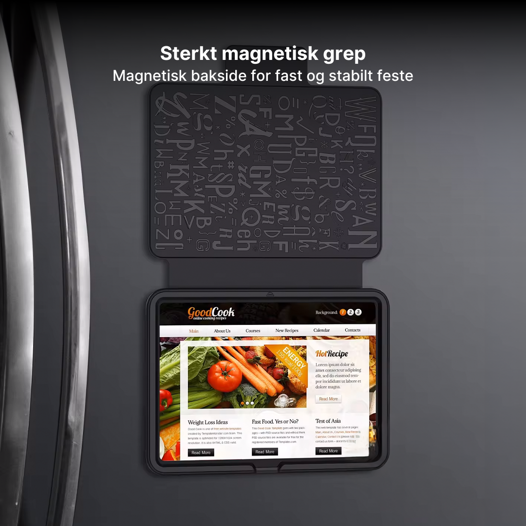 AirFlow Pro iPad-etui med justerbart kickstand og blyantholder