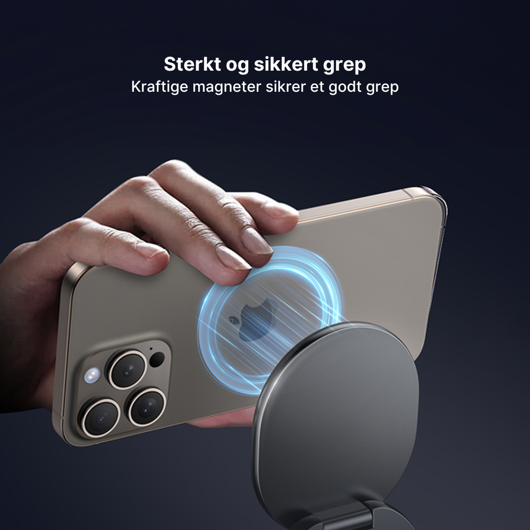 FlexCharge 3-i-1 magnetisk trådløs lader