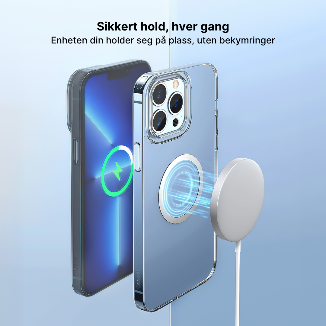 Magsafe magnetisk ring for iPhone og Android