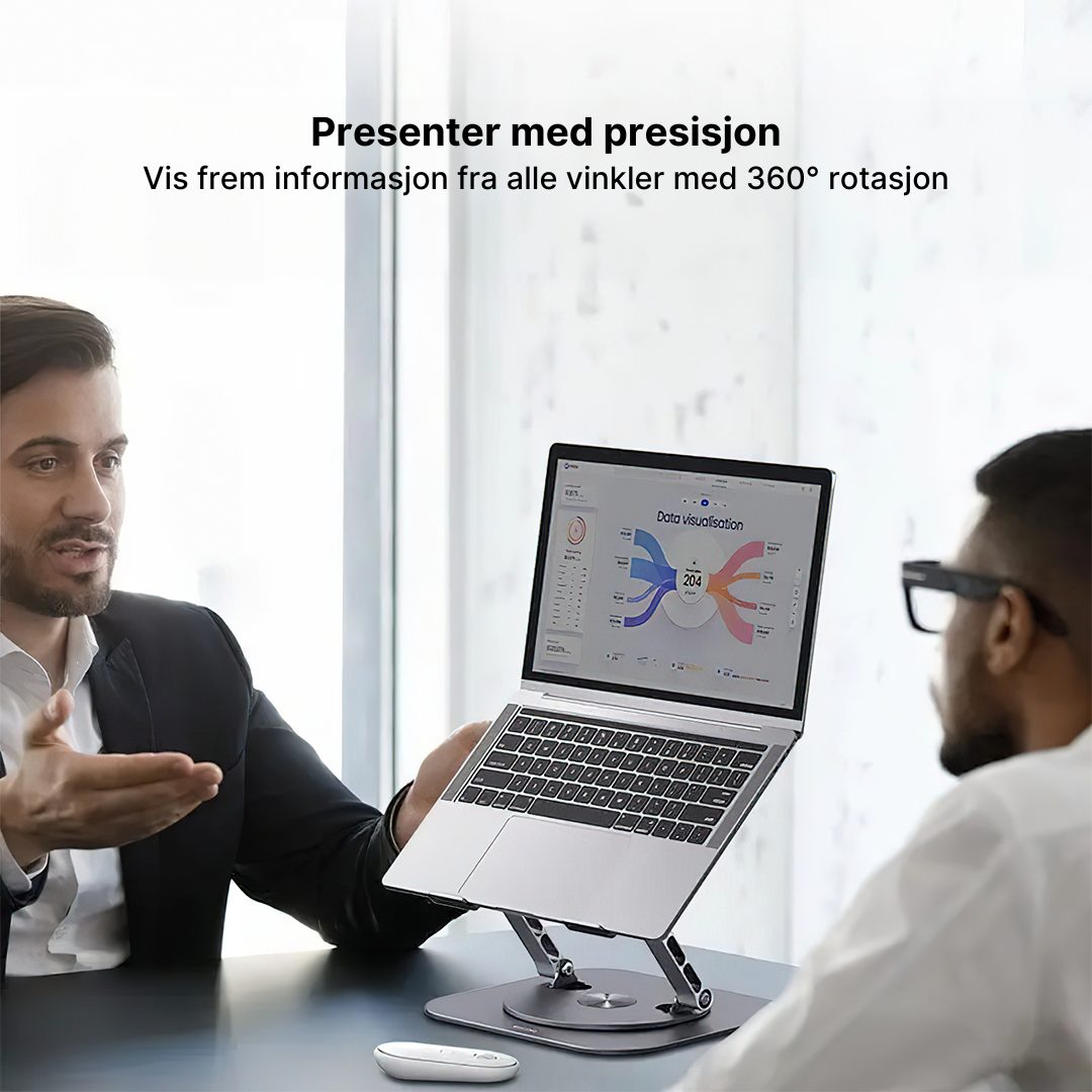 Svingbart stativ for bærbar PC 360
