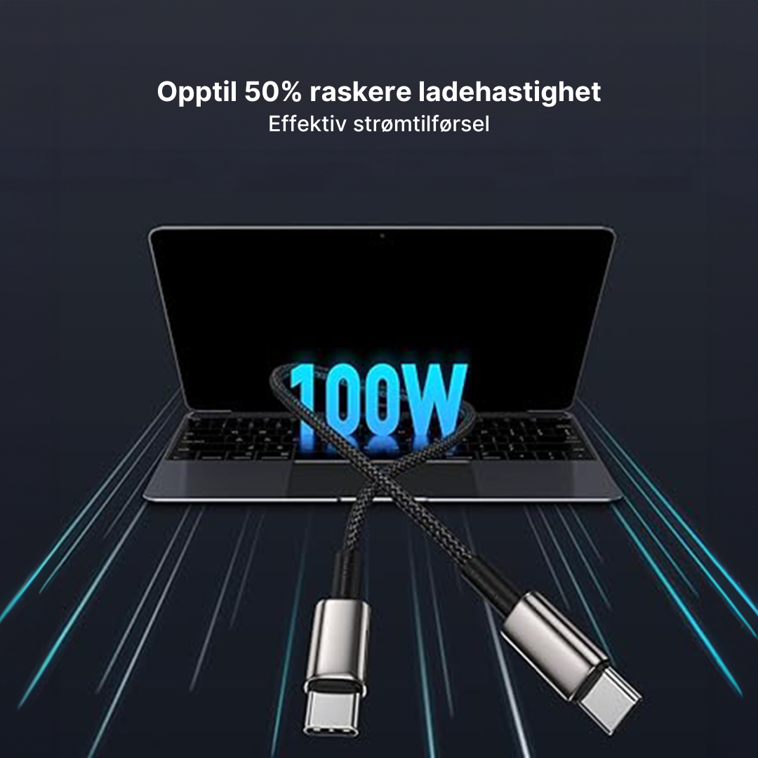 60 W Type-C til Type-C-kabel