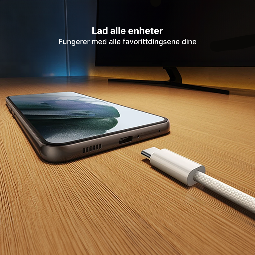 60 W Type-C til Type-C-kabel