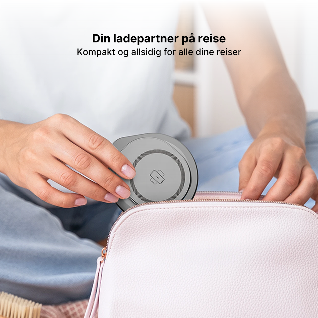 FlexCharge 3-i-1 magnetisk trådløs lader