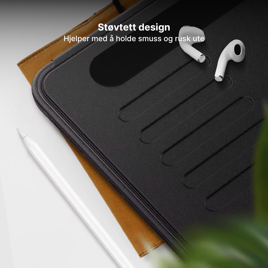 AirFlow Pro iPad-etui med justerbart kickstand og blyantholder