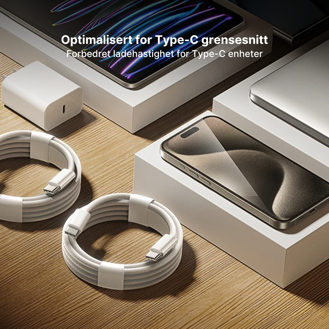 60 W Type-C til Type-C-kabel