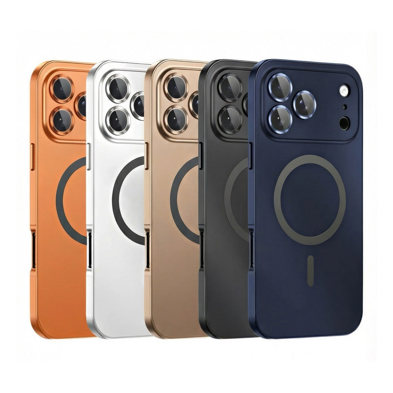 iPhone-deksel i metall med kamerabeskyttelse