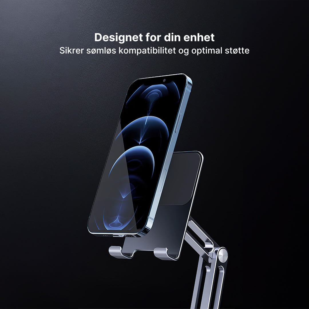 Smarttelefonstativ 360 i aluminium