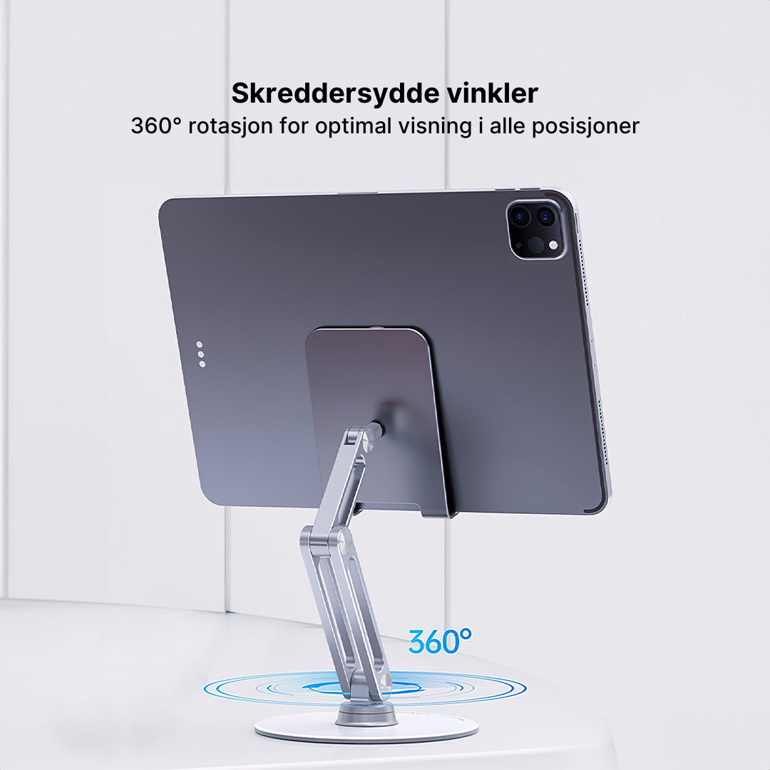 Smarttelefonstativ 360 i aluminium