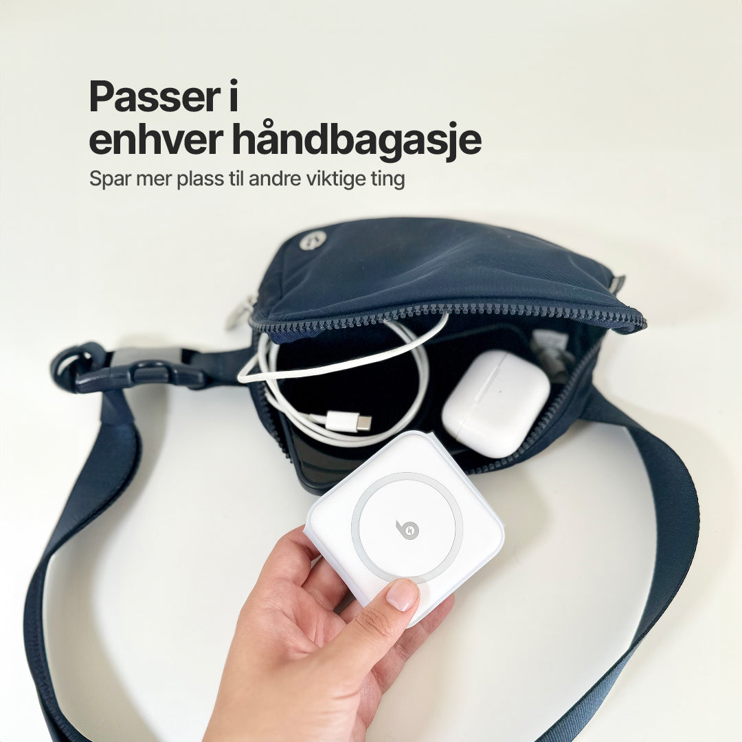 Sammenleggbar 3 i 1 ladestasjon