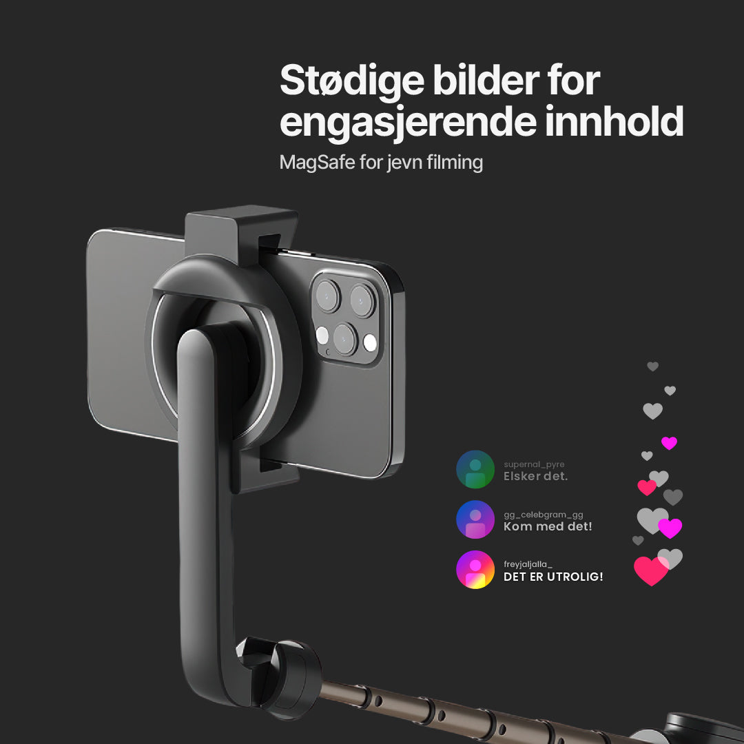 MagSafe-stativ med trådløs fjernkontroll for kreatører