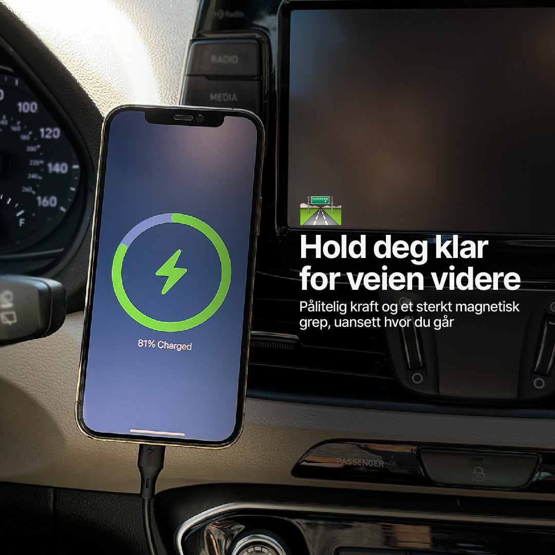 PolarCharge Qi2 trådløs MagSafe-telefonlader