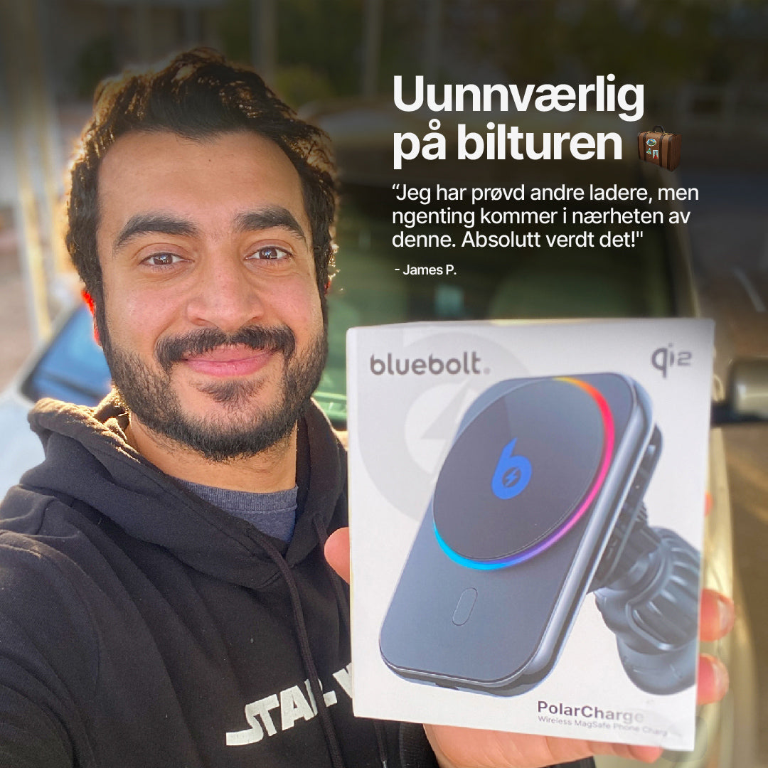 PolarCharge Qi2 trådløs MagSafe-telefonlader