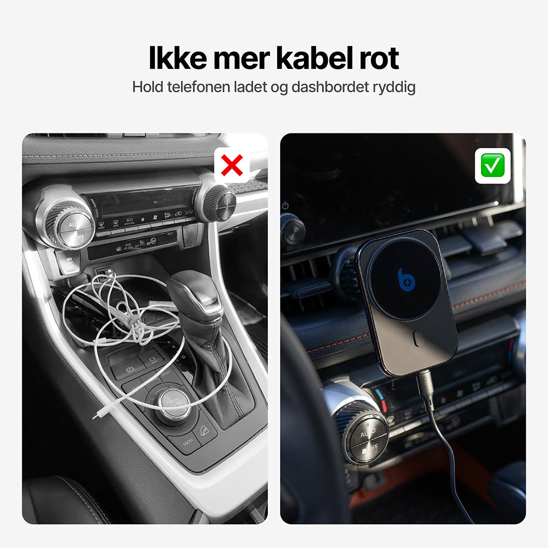 PolarCharge Qi2 trådløs MagSafe-telefonlader