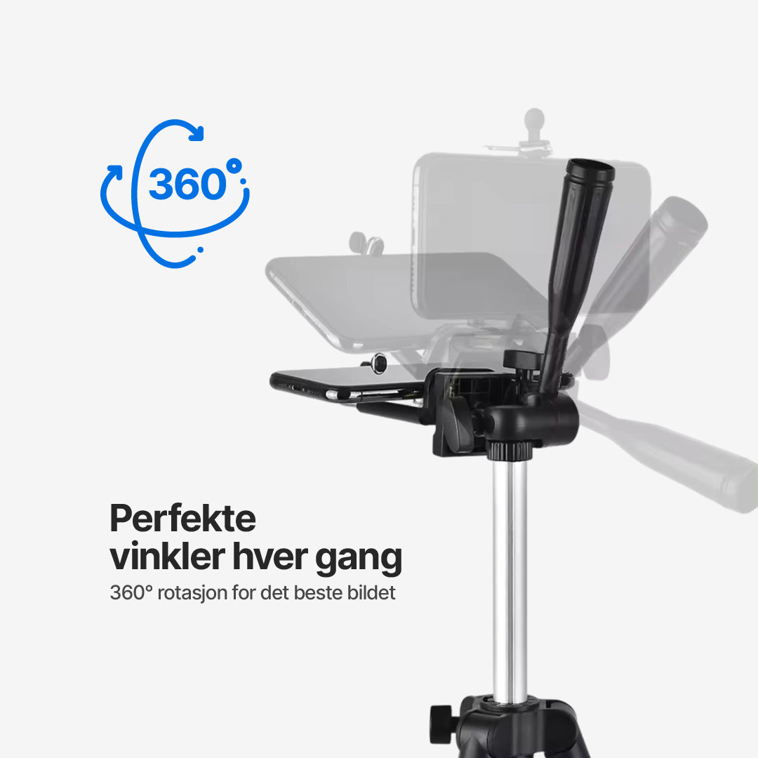QuickSnap-stativ for kamera og smarttelefon