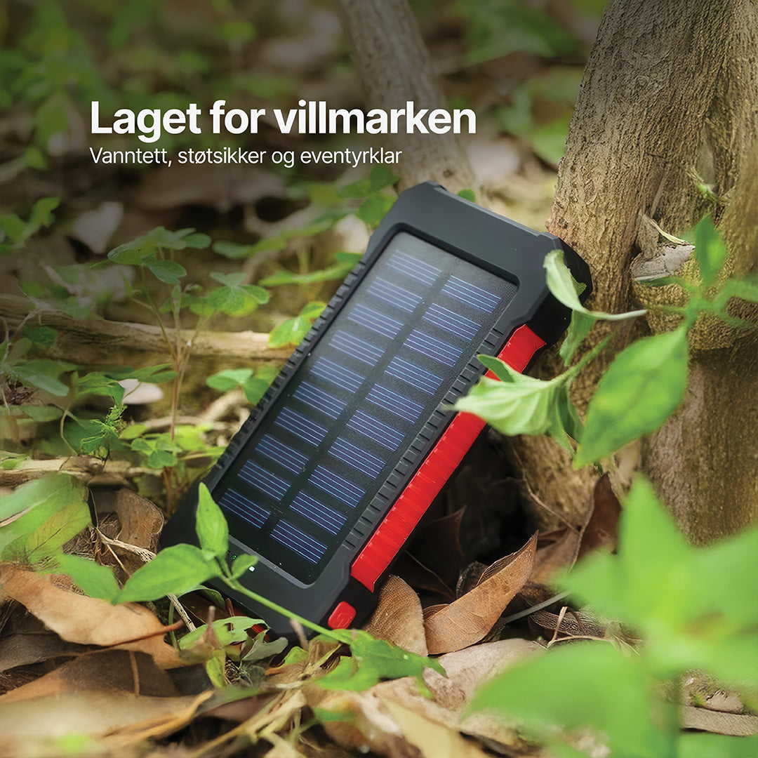 SolaBank trådløs ladende powerbank 10 000 mAh