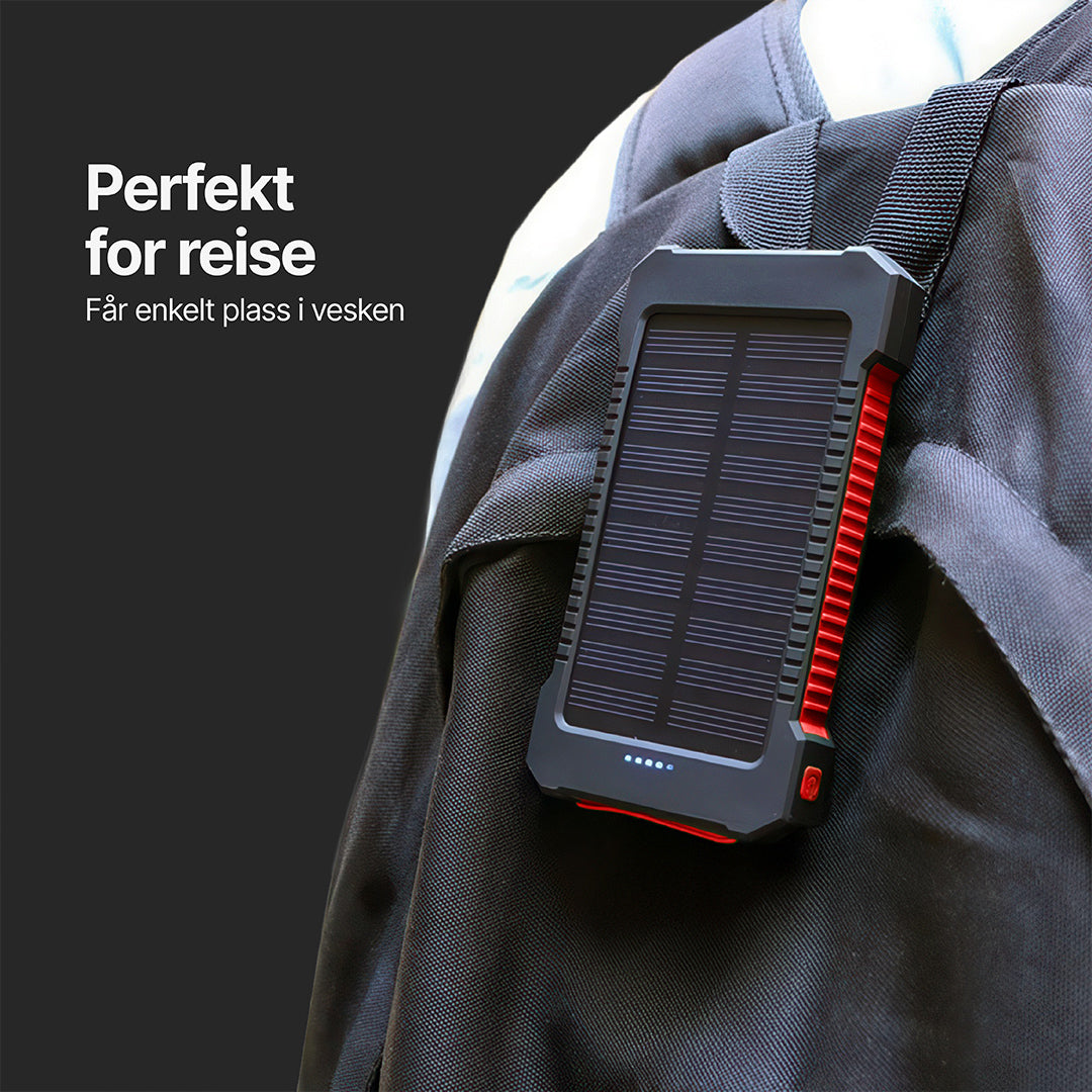 SolaBank trådløs ladende powerbank 10 000 mAh