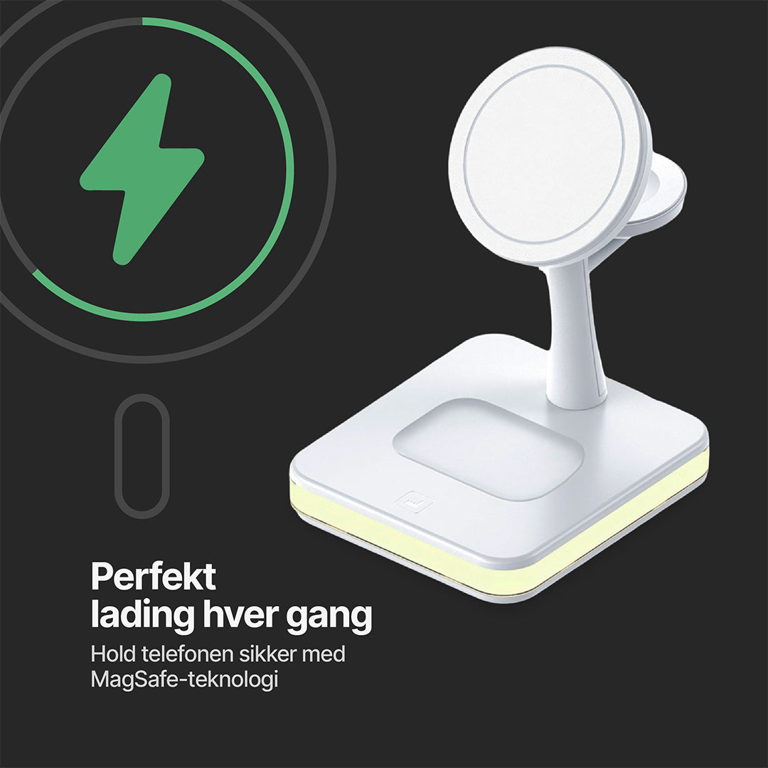 Ultra 4 i 1 MagSafe ladestasjon