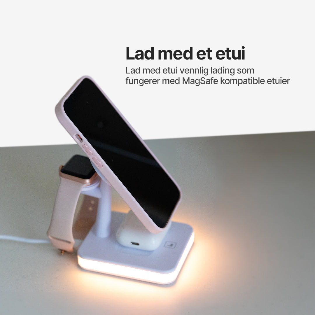 Ultra 4 i 1 MagSafe ladestasjon